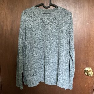 LUCKY BRAND Shirt Adult Small Heather Gray Super Soft Pullover Top Womens